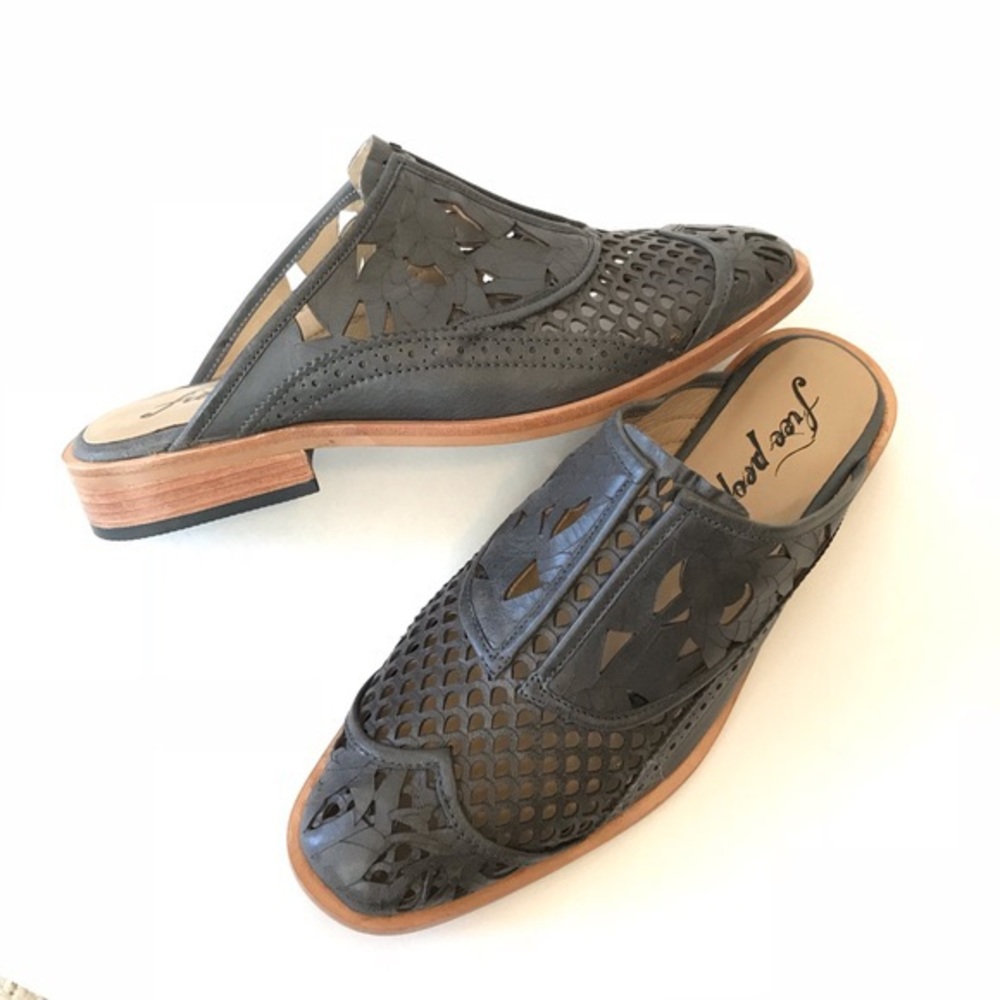 FREE PEOPLE paramount laser cut mules